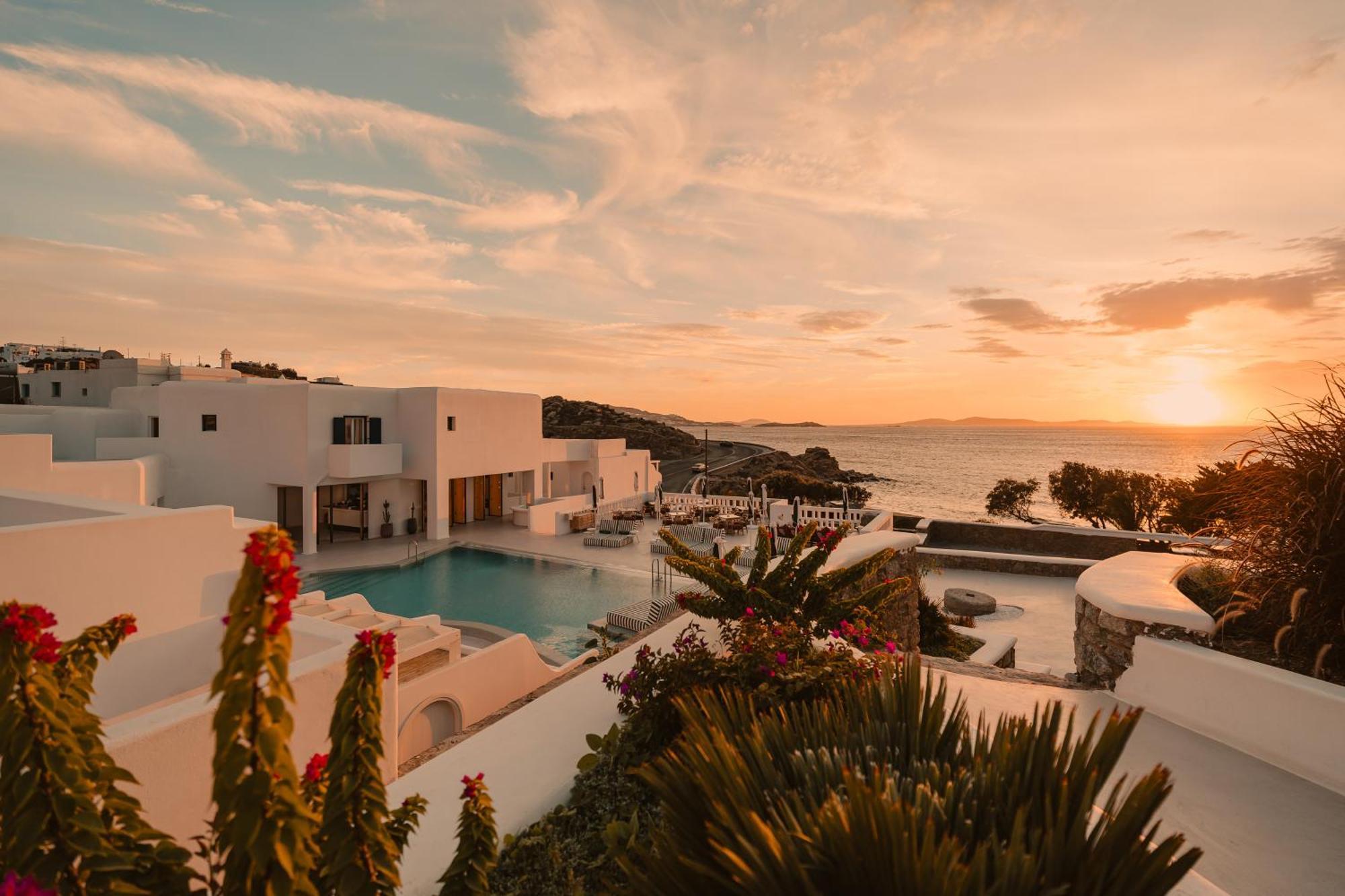 Croco Mykonos Hotel Tourlos Buitenkant foto